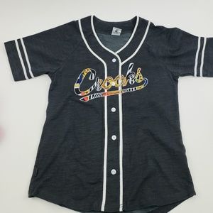 Crooks and Castles Cabana Black Baseball Jersey